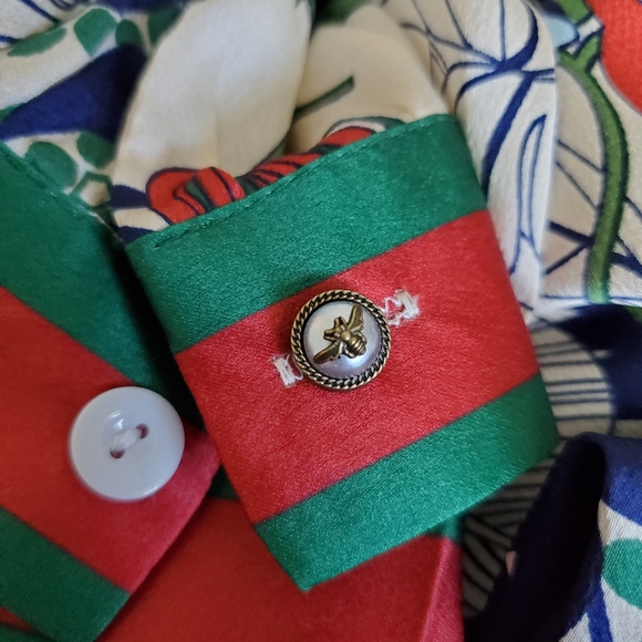 🎈SOLD 🎈NWT Tie Neck Printed Midi  Floral Dress in S - Picture 11 of 15